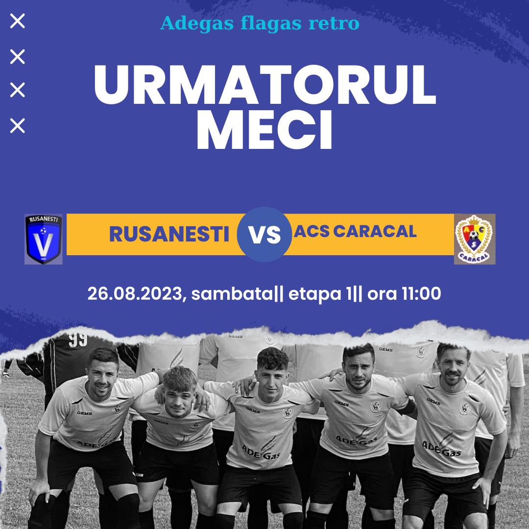 Elevii lui “Guși-Gol” vor face deplasarea la Rusănești în prima etapă a Ligii a-IV-a